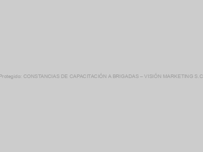 Protegido: CONSTANCIAS DE CAPACITACIÓN A BRIGADAS – VISIÓN MARKETING S.C.